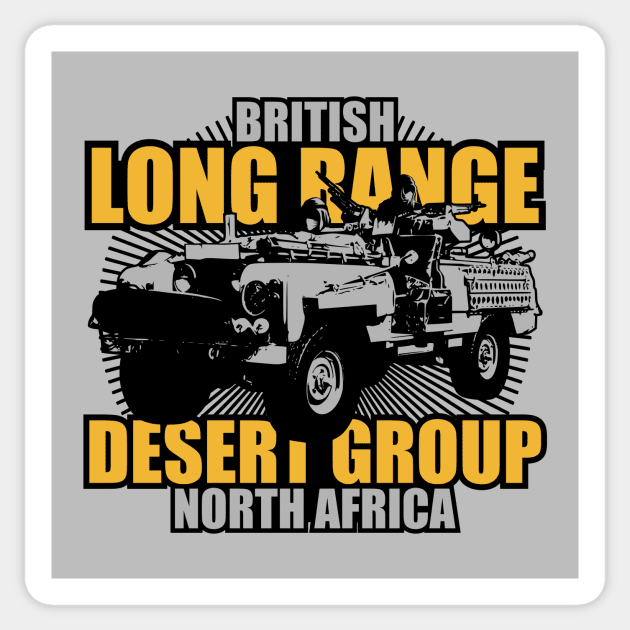 WW2 Long Range Desert Group Sticker by Firemission45